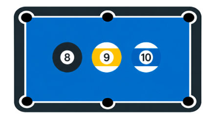 Symbol: 8-, 9- und 10-Ball